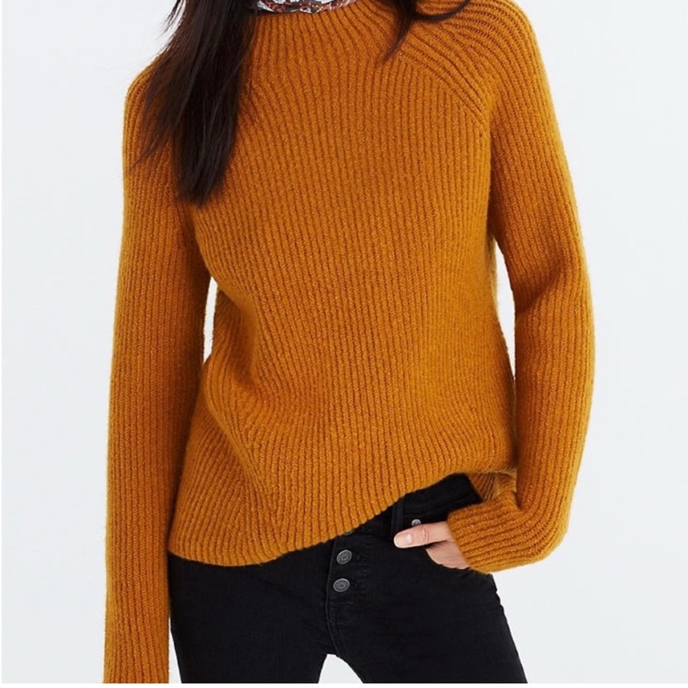 Madewell Mustard Yellow Sweater Size Large